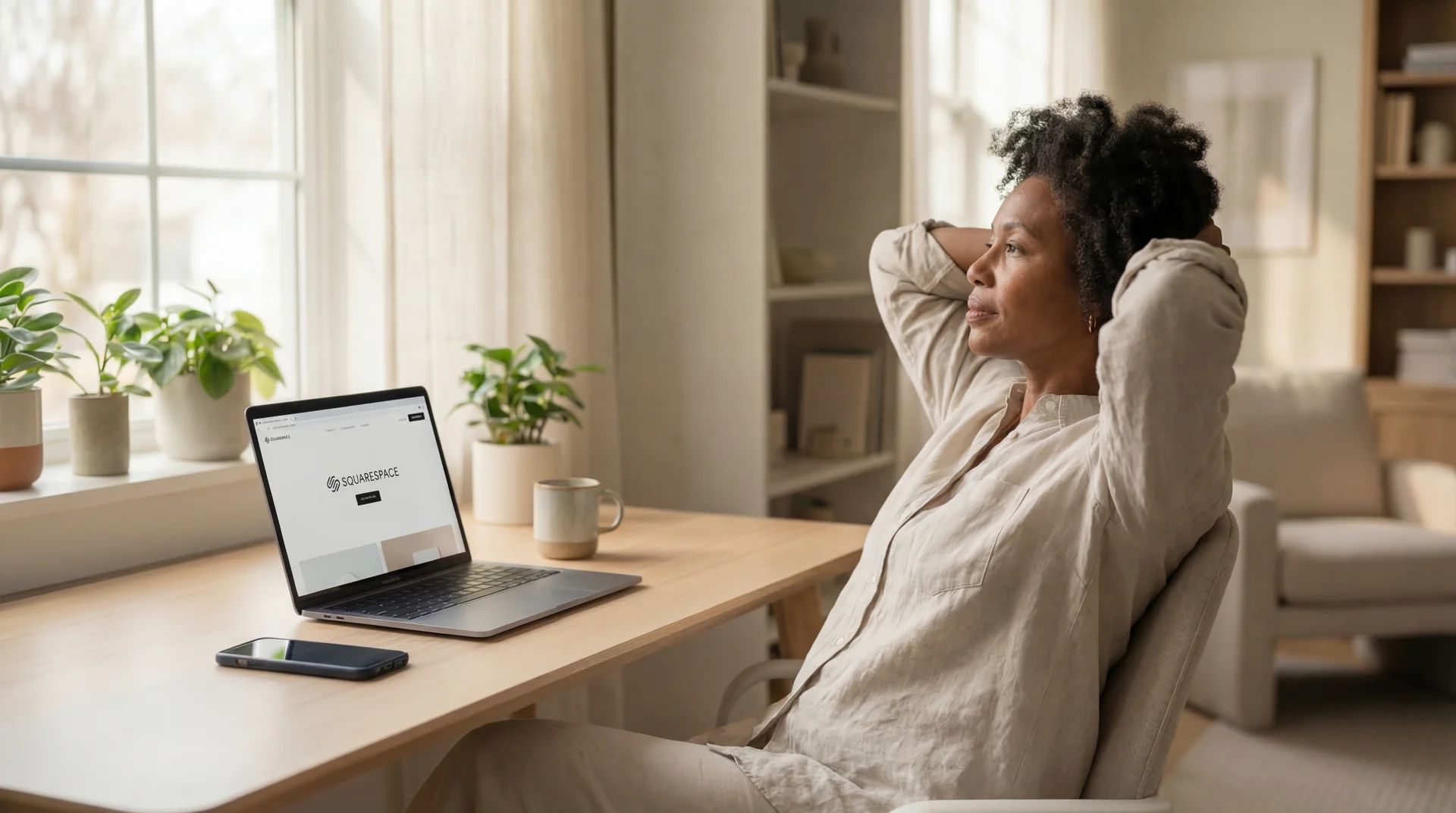 Squarespace redesign example — refreshed layout, clearer messaging, sharper mobile experience.