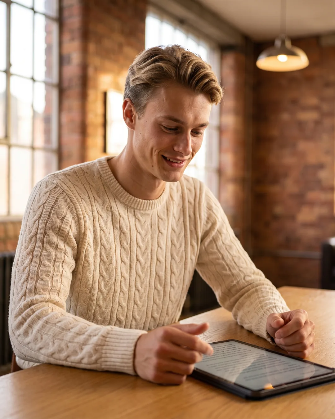 A Birmingham business owner replying to new customer enquiries