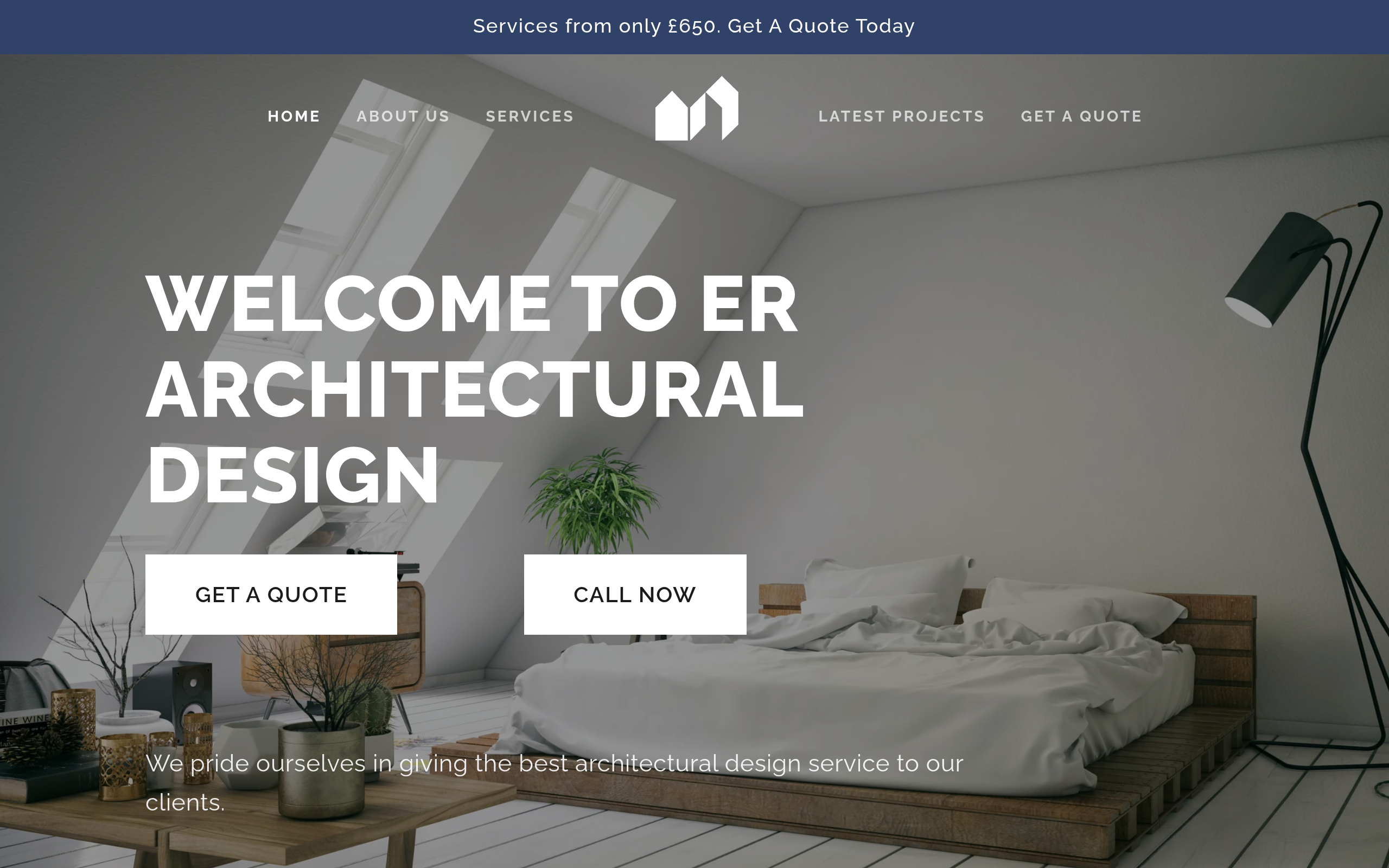 ER Arch Design website screenshot